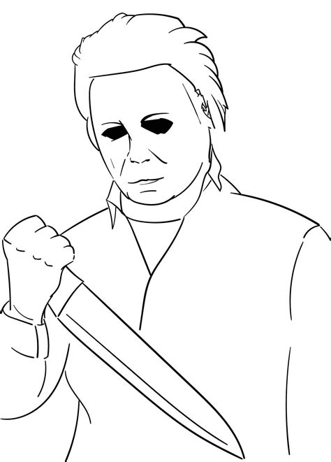 Halloween Coloring Pages For Adults - 15 Free PDF Printables | Printablee | Michael myers ...