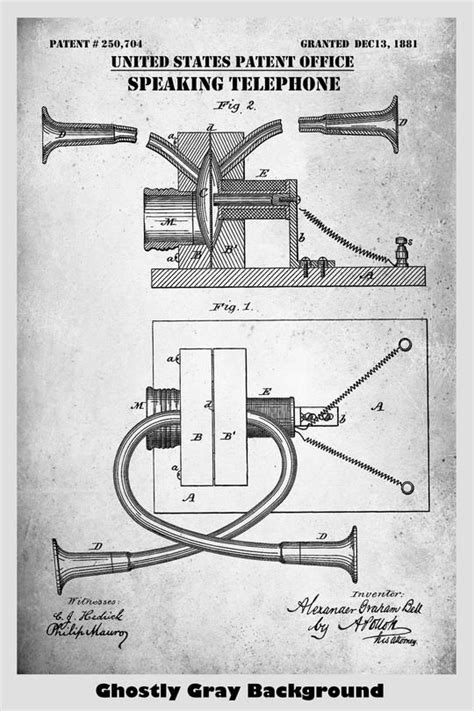 Alexander Graham Bell Telephone Patent