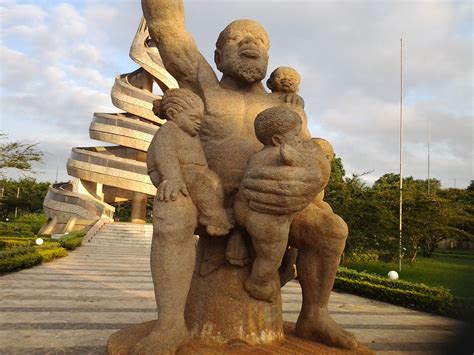 Cameroon reunification monument in its capital city Yaounde