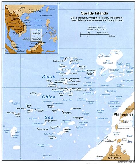 Spratly Islands Map