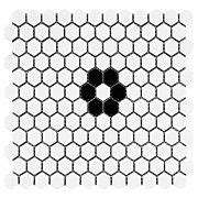 White with Black Hexagon Porcelain Tile | Floor & Decor | Porcelain ...