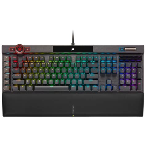 Corsair K100 RGB Mechanical Gaming Keyboard — CHERRY® MX Speed — Black ...