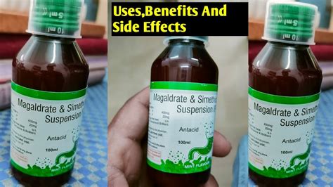 Magaldrate & Simethicone Oral Suspension IP Antacid Uses,Benefits And Side Effects - YouTube