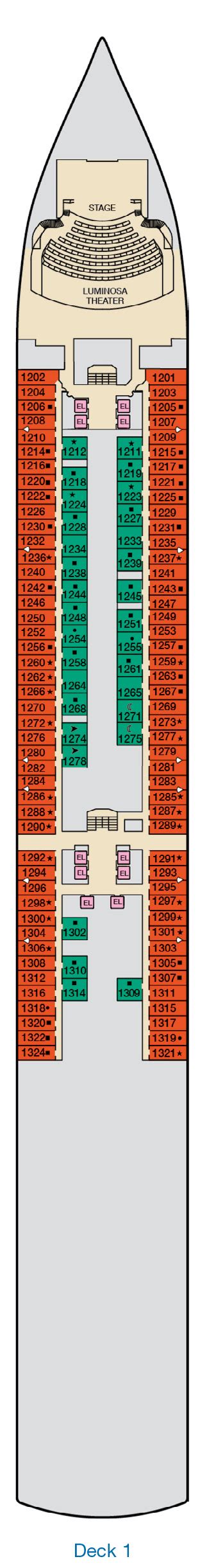 Carnival Luminosa Deck Plans | CruiseInd