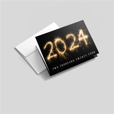 Sparkling 2025 Calendar Card - New Years Calendars by CardsDirect