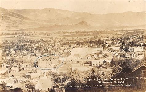 Ashland Oregon View From Scenic Drive Real Photo Antique Postcard (K8446) - Mary L. Martin Ltd ...