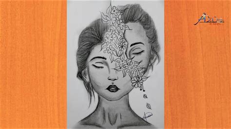 Double Meaning Creative Meaningful Deep Meaning Pencil Drawing - Debsartliffcards