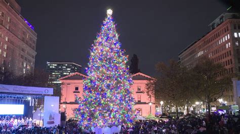 Portland Maine Tree Lighting 2024 - Karly Annmarie