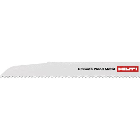 Hilti 12 in. 6 TPI Ultimate Wood Metal Reciprocating Saw Blade SRB WDX ...