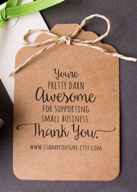 Thank You For Shopping With Us Card Template