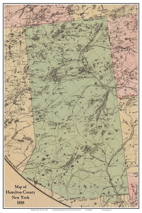 Hamilton County New York 1888 - NY Counties Other - OLD MAPS