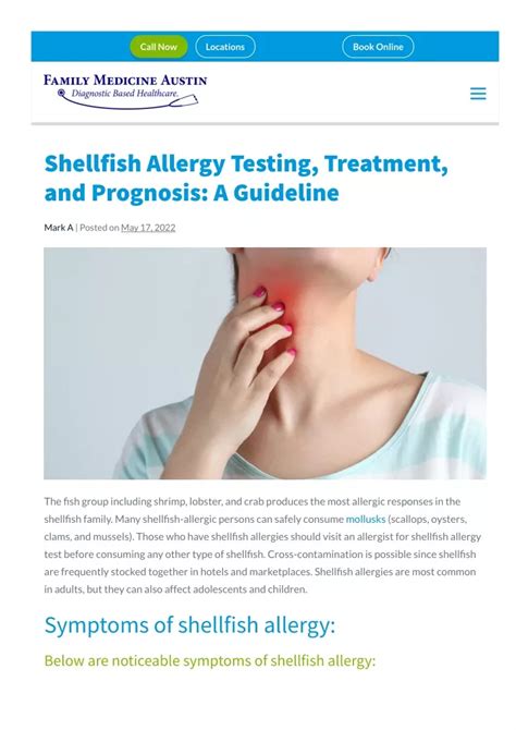 PPT - shellfish-allergy-testing-treatment-and-prognosis- PowerPoint Presentation - ID:11342234