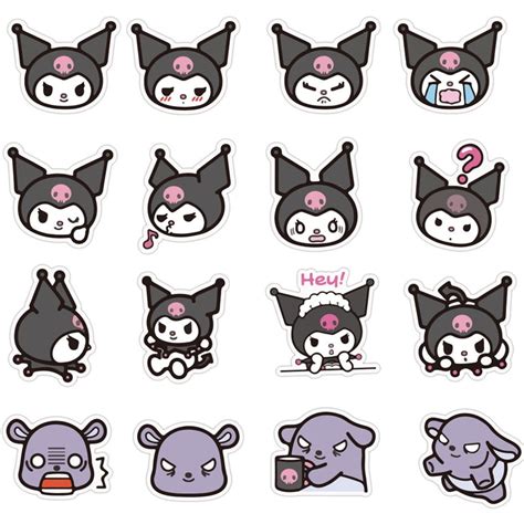 Kuromi Cute Anime Stickers – arothy