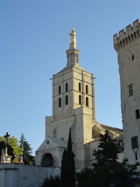 Avignon Cathedral | The gilded statue of the Virgin Mary cat… | Flickr