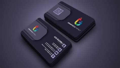 Business Card Layout PSD Template – GraphicsFamily