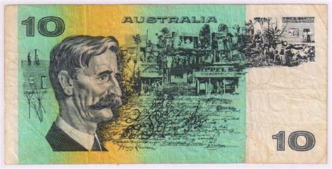 Australia - 10 dollars 1974 - 91, vf currency note - KB Coins & Currencies