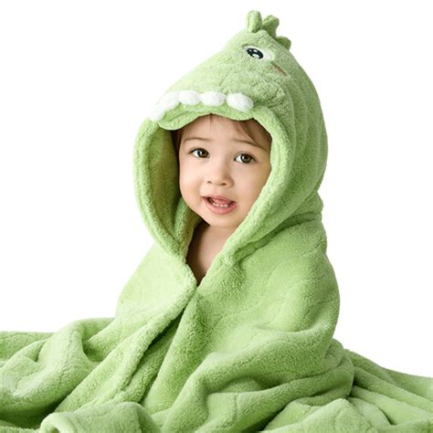 Dinosaur Cape Soft Coral Velvet Bath Towel Wrap – Dinolize