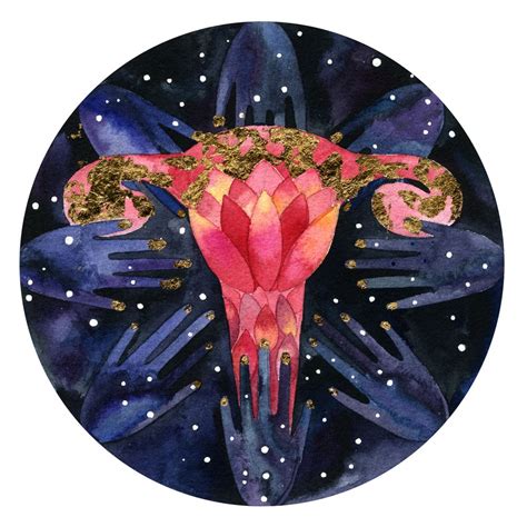 The Sacred Womb Art Print by UniverseInside - X-Small | Uterus art, Sacred feminine art, Womb ...