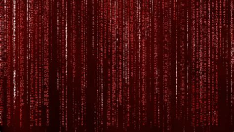 Red Matrix Code Loop Stock Footage Video 5042666 - Shutterstock