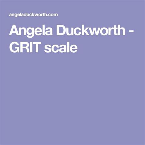 Angela Duckworth - GRIT scale | Angela duckworth grit, Grit, Edtech