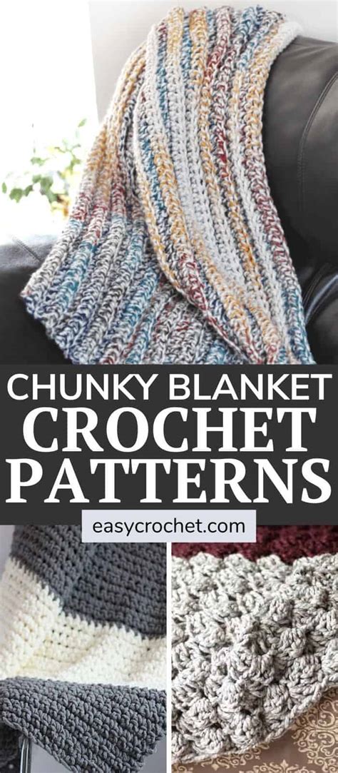 9 Free Crochet Blanket Patterns for Chunky Yarn