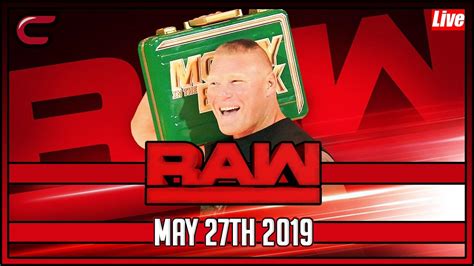 WWE RAW Live Stream Full Show May 27th 2019 Live Reaction Conman167 ...