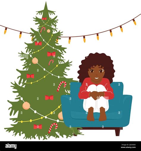 Christmas happiness of a small child. Vector Stock Vector Image & Art - Alamy