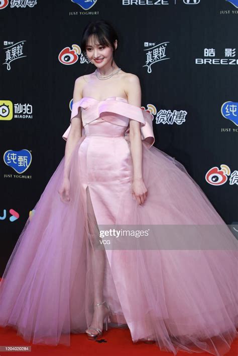 Actress Zheng Shuang attends 2019 Weibo Awards Ceremony at National ...