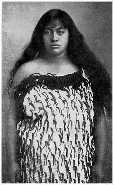 A girl of the Ngati-Ruanui tribe, Taranaki, New Zealand | NZETC | Maori ...