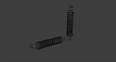 3D model Bike Suspension Spring VR / AR / low-poly | CGTrader