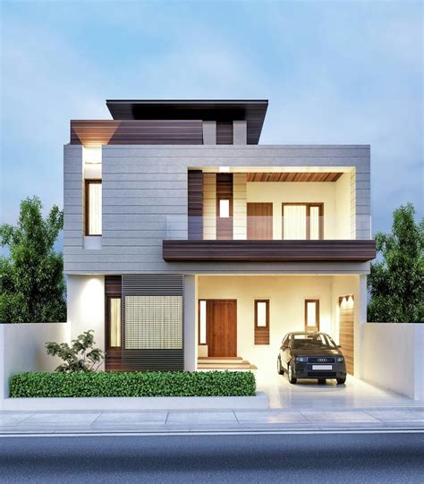 21 Impressive Modern Two Storey Exterior Renders for Inspiration - House And Decors