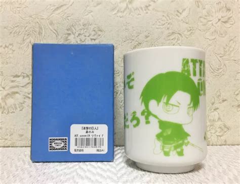 NEW ATTACK ON Titan Levi Ackerman Yunomi Japanese Tea Cup Official Japan $42.49 - PicClick