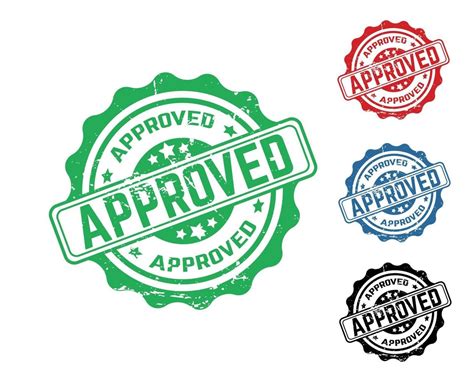 Approved Stamp Vector Art, Icons, and Graphics for Free Download