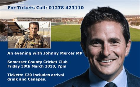 An Evening with Johnny Mercer MP | Somerset Conservatives