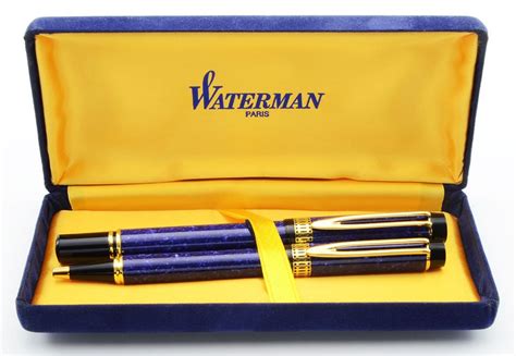 Waterman Patrician (Man 100) Fountain Pen Ballpoint Set (1990's ...