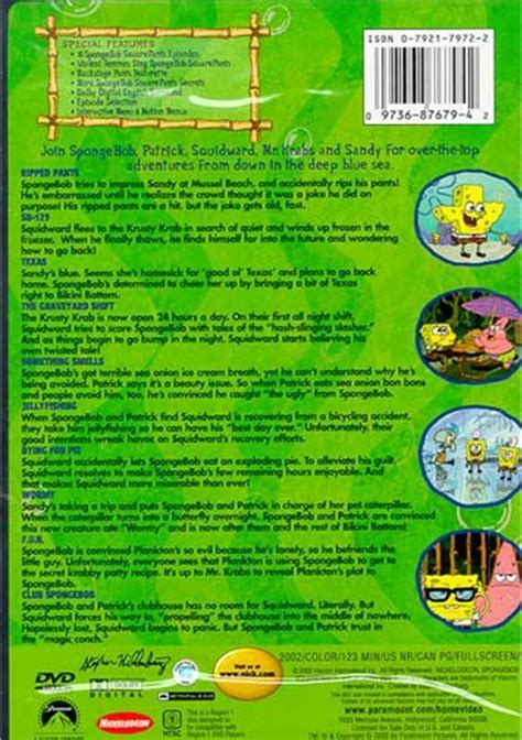 SpongeBob SquarePants: Nautical Nonsense/ Sponge Buddies (DVD 1999) | DVD Empire