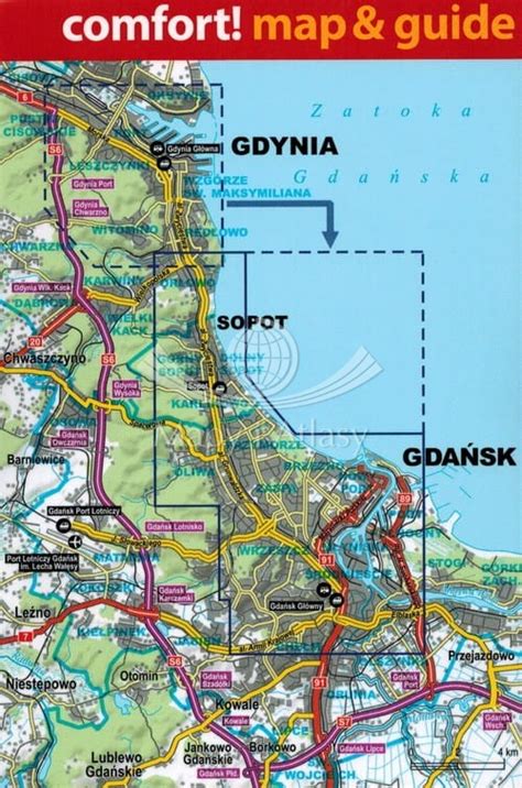 Mapa Gdańsk Gdynia Sopot | Mapa Polski