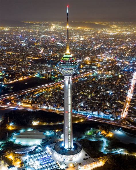 Milad Tower in Tehran, Iran