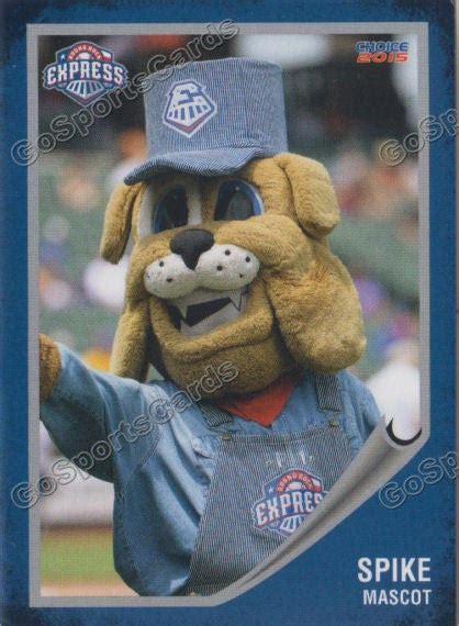 2015 Round Rock Express Spike Mascot – Go Sports Cards