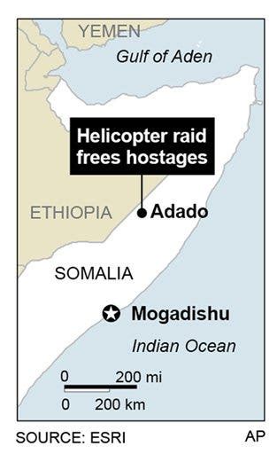 Navy SEALs Raid Frees Hostages in Somalia [VIDEO] | Video