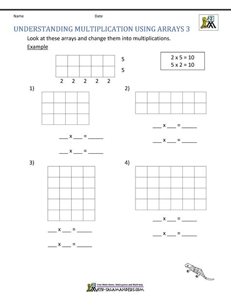 Free Printable Multiplication Worksheets 2nd Grade