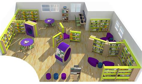 School library design ideas for furniture layout | Library Media Spaces ...