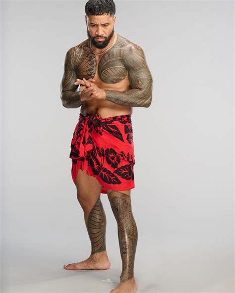 Samoan Men with Tattoos - Powerful and Stylish