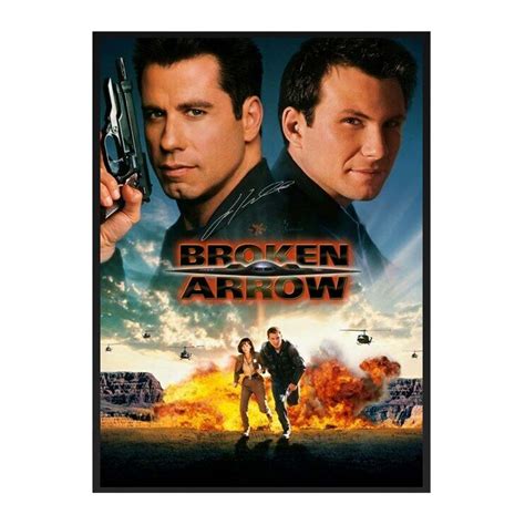 John Travolta - Signed & Framed Broken Arrow Movie Poster | Taylormade ...