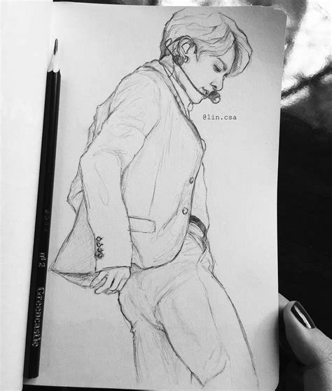 @lin.csa Jk! 🖤 @bts.bighitofficial @bts.jungkook Fanart Bts, Jungkook ...