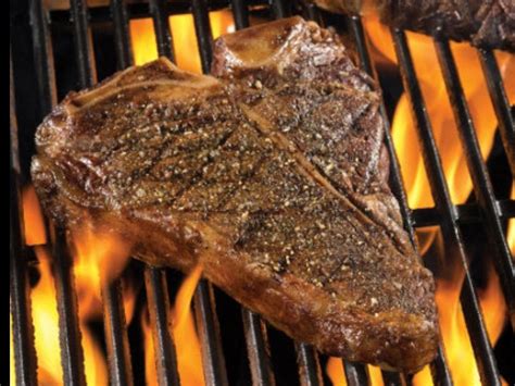 Beef, short loin, t-bone steak, bone-in, separable lean only, trimmed to 1/8" fat, select ...