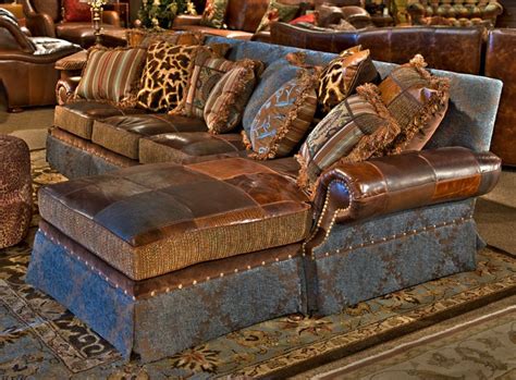 Western Style Leather Sofa - Odditieszone