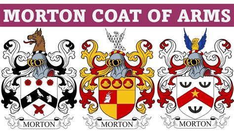 Morton Coat of Arms (1 of 2) & Family Crest - Symbols, Bearers, History ...