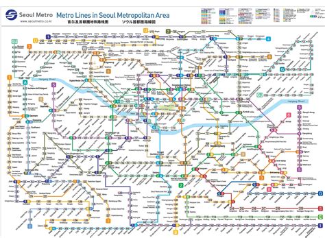 the metro lines in south metropolitan areas are colored and outlined with different colors ...