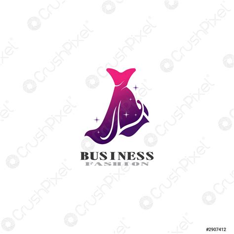 Beautiful dress woman logo simple creative for boutique logo vector - stock vector 2907412 ...